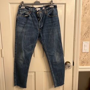 RE/DONE Relaxed Crop Jeans size 29